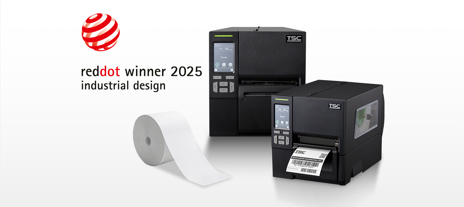 TSC Auto ID MB241 Series Linerless Printer Wins Red Dot Award