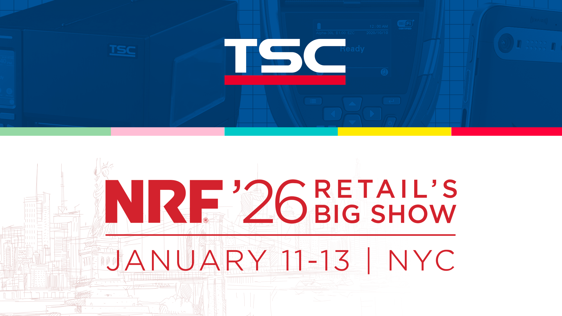Join Us at NRF 2026 - TSC Auto ID | Bluebird