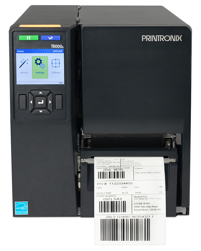 T6000e Enterprise-Grade Industrial Barcode Label Printer