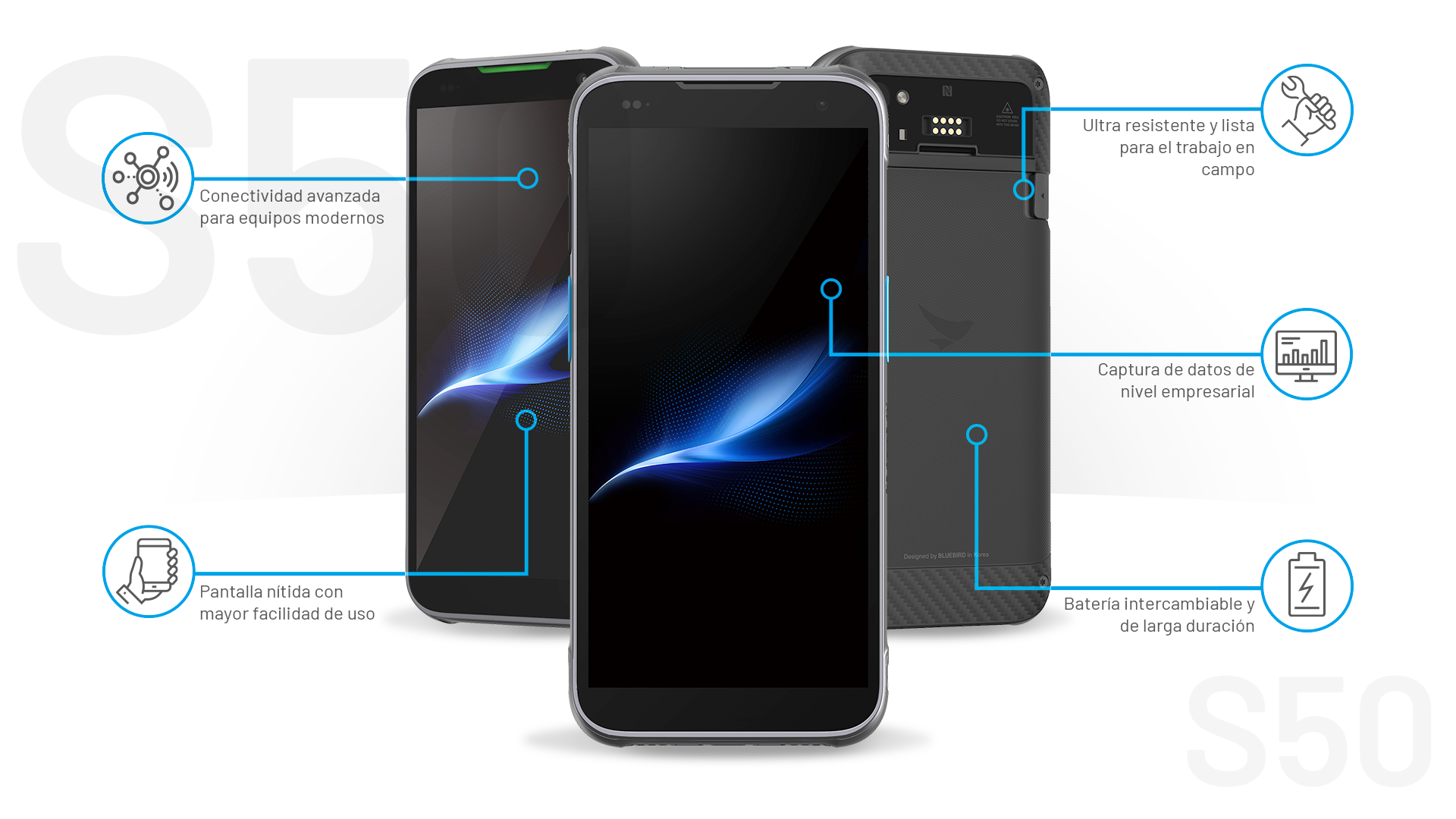 S50 Bluebird Rugged Handhelds For Retail
