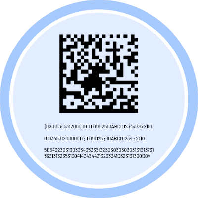 TSC Auto ID | GS1 DataMatrix | QR Code Sample