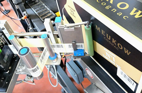 Fully Automated Package Labeling with PEX-1000 at Meukow Cognac
