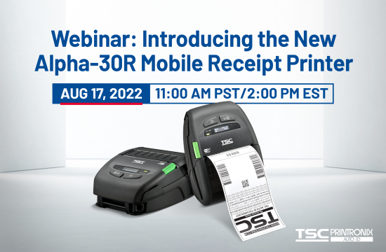 Webinar: Introducing the New Alpha-30R Mobile Label and Receipt Printer
