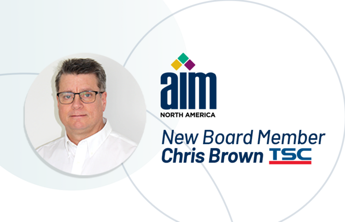 TSC Auto ID’s Chris Brown Appointed to AIM North America Board of Directors