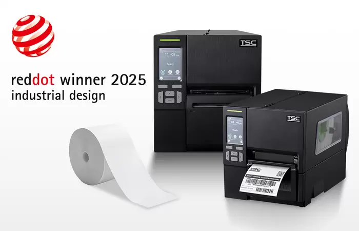 TSC Auto ID MB241 Series Linerless Printer Wins Red Dot Award