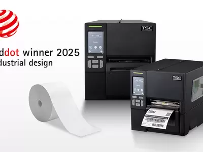 La impresora linerless de la serie MB241 de TSC Auto ID gana el premio Red Dot